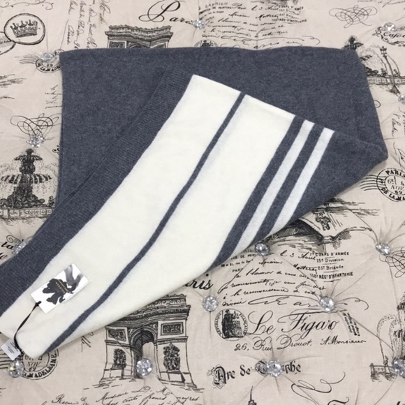 Halogen Stripe Cashmere Wrap - Picture 5 of 6